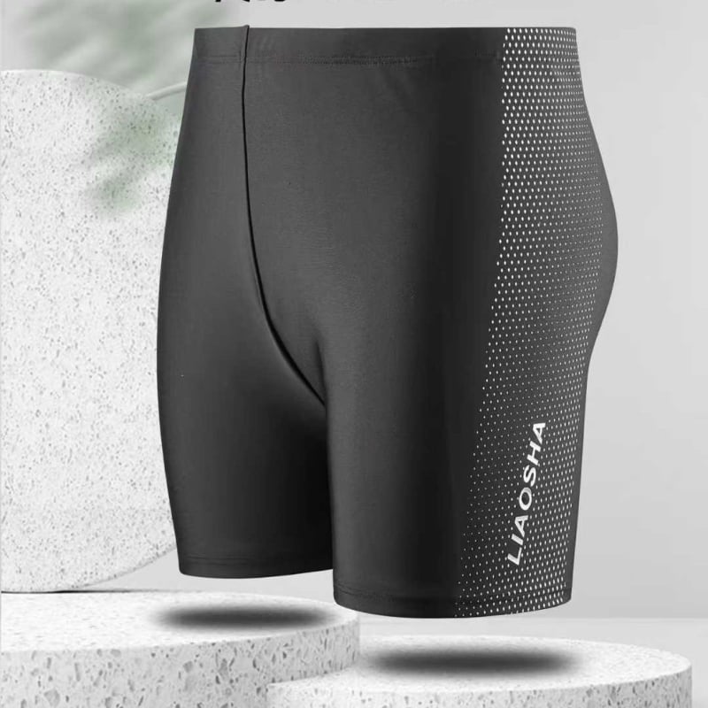 Leo Shark 8820 Muške kupaće gaćice, brzo sušeće, jednobojne, briefs stil, plus veličina