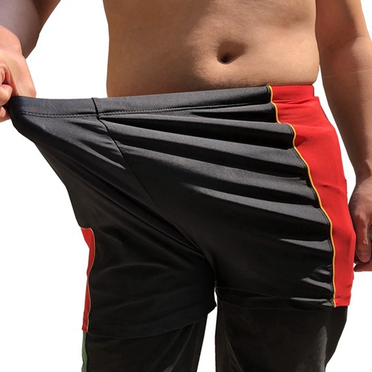 Muške kupaće gaće u plus veličini, vrlo širokog kroja, boxer stil, poliester