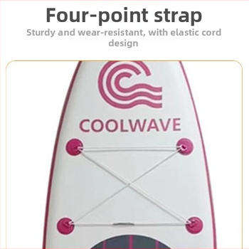 CoolWave stojaca SUP doska na vodné športy, dvojvrstvová EVA, protišmytná povrch, nafukovacia, viacúčelová