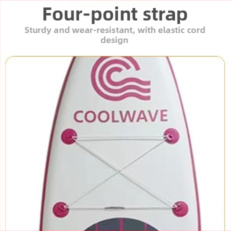 CoolWave stojaca SUP doska na vodné športy, dvojvrstvová EVA, protišmytná povrch, nafukovacia, viacúčelová