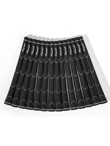 Gumeni grip za golf palice za željezne i drvene palice, protuklizni, apsorpcija udara, potpuno gumeni, unisex, crna
