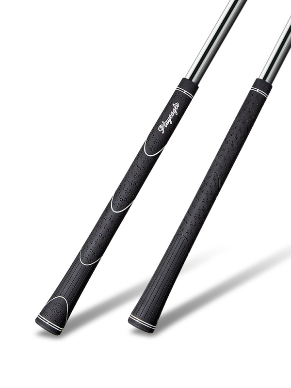 Gumeni grip za golf palice za željezne i drvene palice, protuklizni, apsorpcija udara, potpuno gumeni, unisex, crna