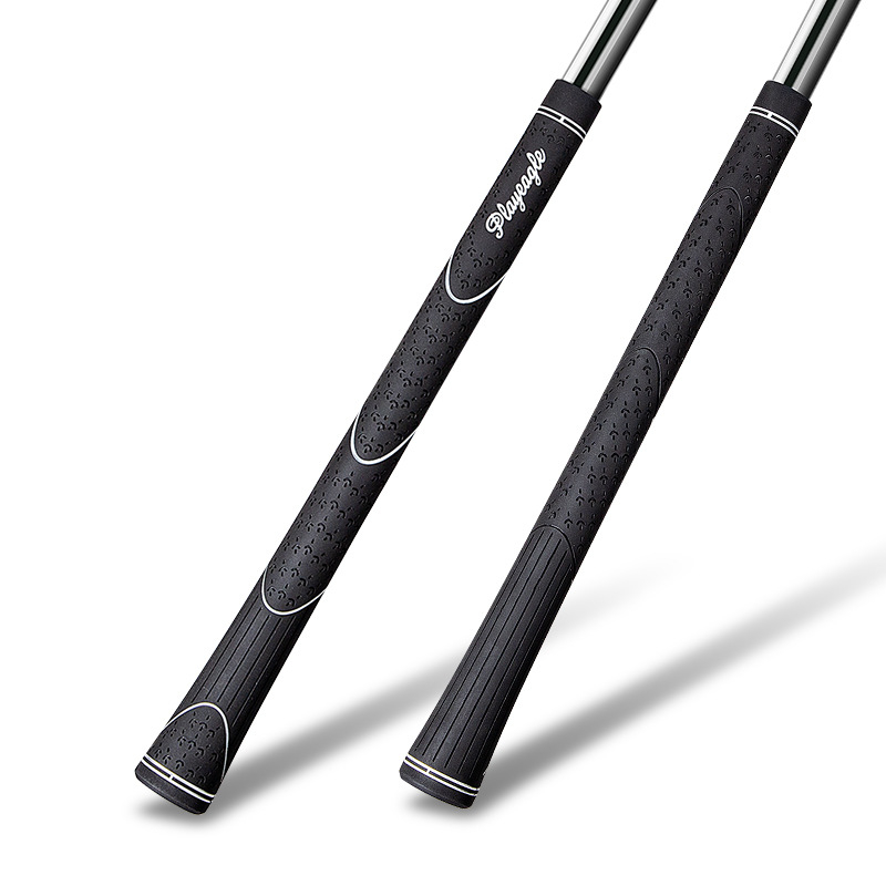 Gumeni grip za golf palice za željezne i drvene palice, protuklizni, apsorpcija udara, potpuno gumeni, unisex, crna
