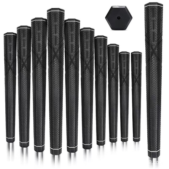Šesterokutni gumeni grip za golf – set za zamjenu gripova za golf klubove i putter