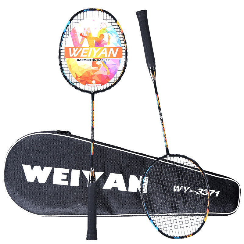 Set od dvije badminton rekete od karbonskih vlakana, ultralagani