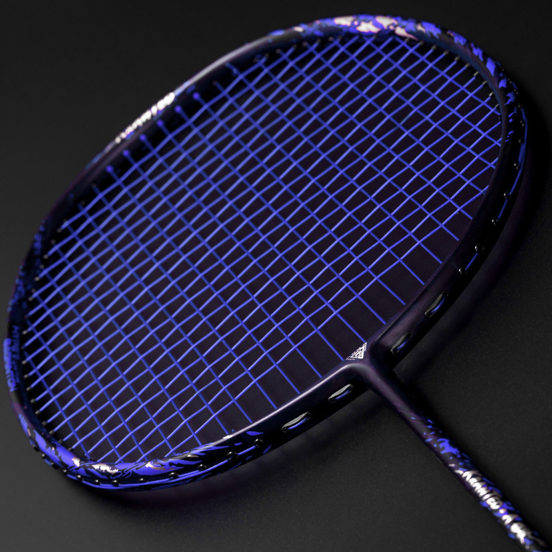 Raketa za badminton od karbonskih vlakana, ultra lagana, okvir box dizajn, za trening i natjecanja, stabilan napad