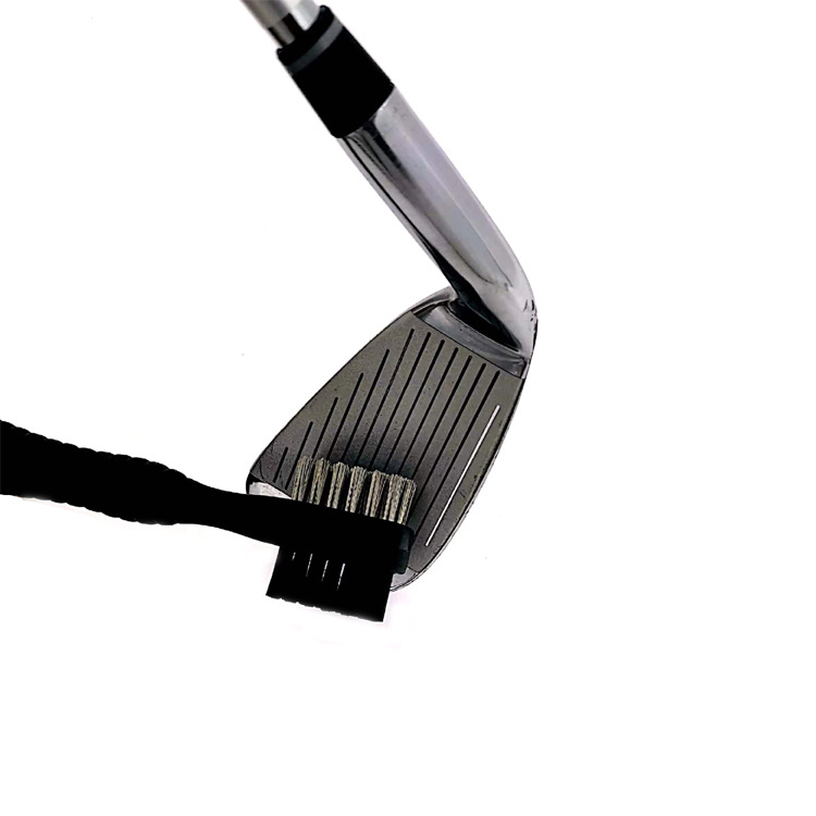 Dvostruka četka za čišćenje golf palica, plastična