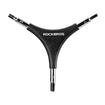 RockBros alat za popravak planinskog bicikla – trokraki ključ s Y-oblikom i hex nastavkom, GJ736A