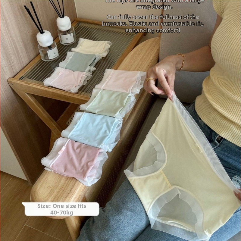 7A Žensko Ice Silk ultra-tanko donje rublje – hlađenje i osjećaj gole kože, trokutasti kroj