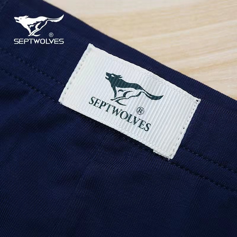 Septwolves muške boxerice od modal-a, jednobojne, srednje visine struka, prozračne, 03900, u kutiji
