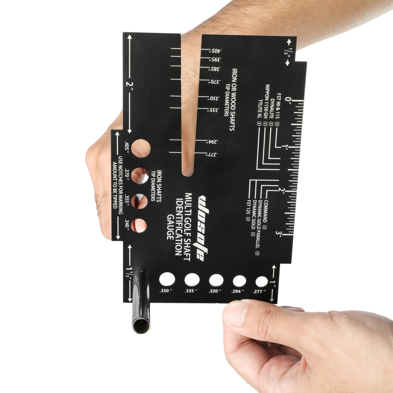 Устройство за измерване на диаметъра на голф дръжката