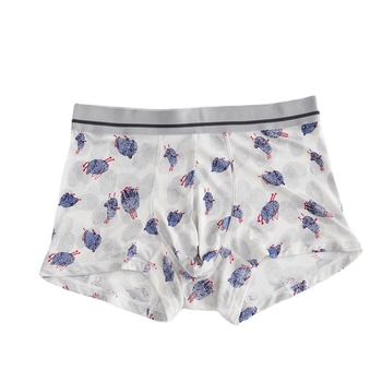 Yuyue 100% svila za muškarce, boxerice s otiskom, Mulberry svila, Ledena svila, prozračne, udobne, bez šavova