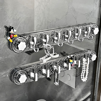 Ισχυρή κρεμάστρα πόρτας με βεντούζα, χωρίς τρύπες, κατάλληλη για υπνοδωμάτιο, μπάνιο και είσοδο· για ρούχα και κλειδιά