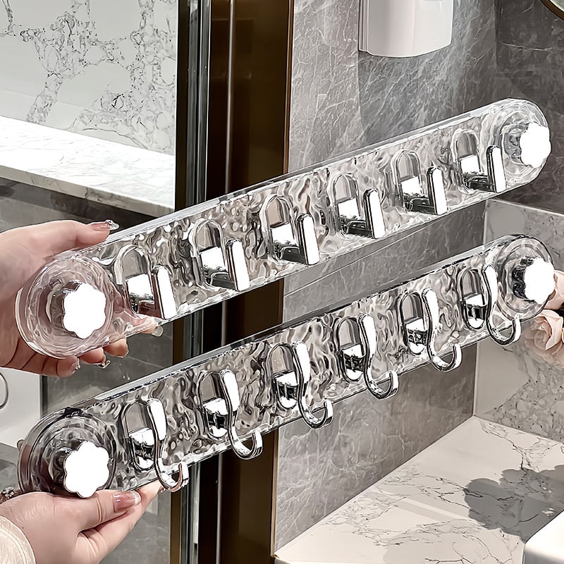 Ισχυρή κρεμάστρα πόρτας με βεντούζα, χωρίς τρύπες, κατάλληλη για υπνοδωμάτιο, μπάνιο και είσοδο· για ρούχα και κλειδιά