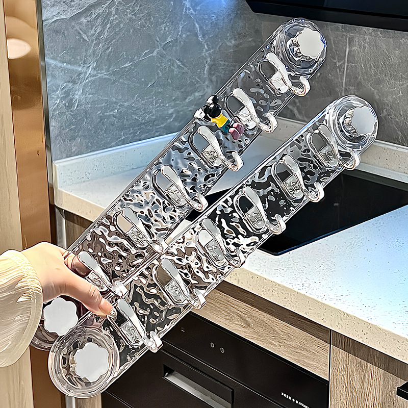 Ισχυρή κρεμάστρα πόρτας με βεντούζα, χωρίς τρύπες, κατάλληλη για υπνοδωμάτιο, μπάνιο και είσοδο· για ρούχα και κλειδιά