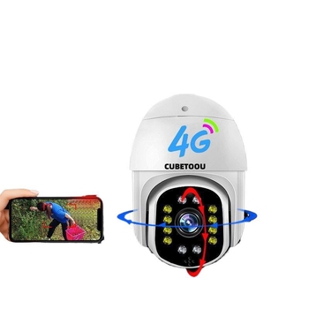 Solarna 4G nadzorna kamera, vodootporna, za vanjske voćnjake, 360°