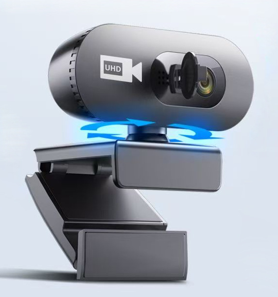 UHD 4K autofokusna web kamera s ugrađenim mikrofonom i poklopcem za privatnost