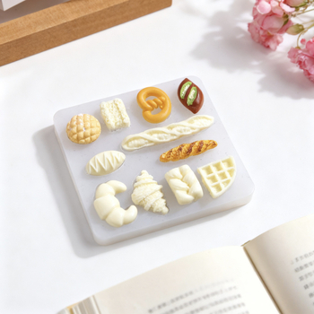 Silicone kalup za DIY pečenje, fondant i modeliranje glinom – oblik tanjure za kruh