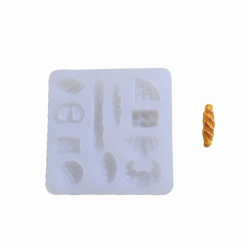 Silicone kalup za DIY pečenje, fondant i modeliranje glinom – oblik tanjure za kruh