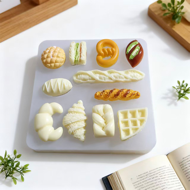 Silicone kalup za DIY pečenje, fondant i modeliranje glinom – oblik tanjure za kruh