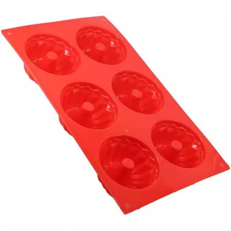 Šestodijelna silikonska forma za tikvinu tortu i krofne za DIY pečenje