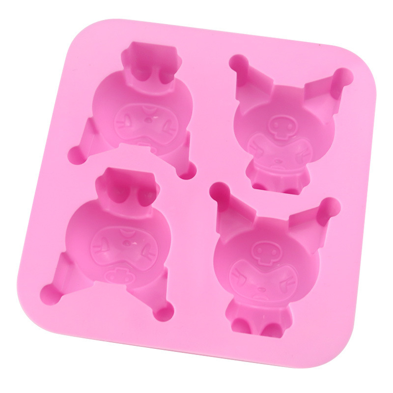 Kuromi set od 4 silikonskih modlica za torte, kruh i ručno izrađene sapune s eteričnim uljem