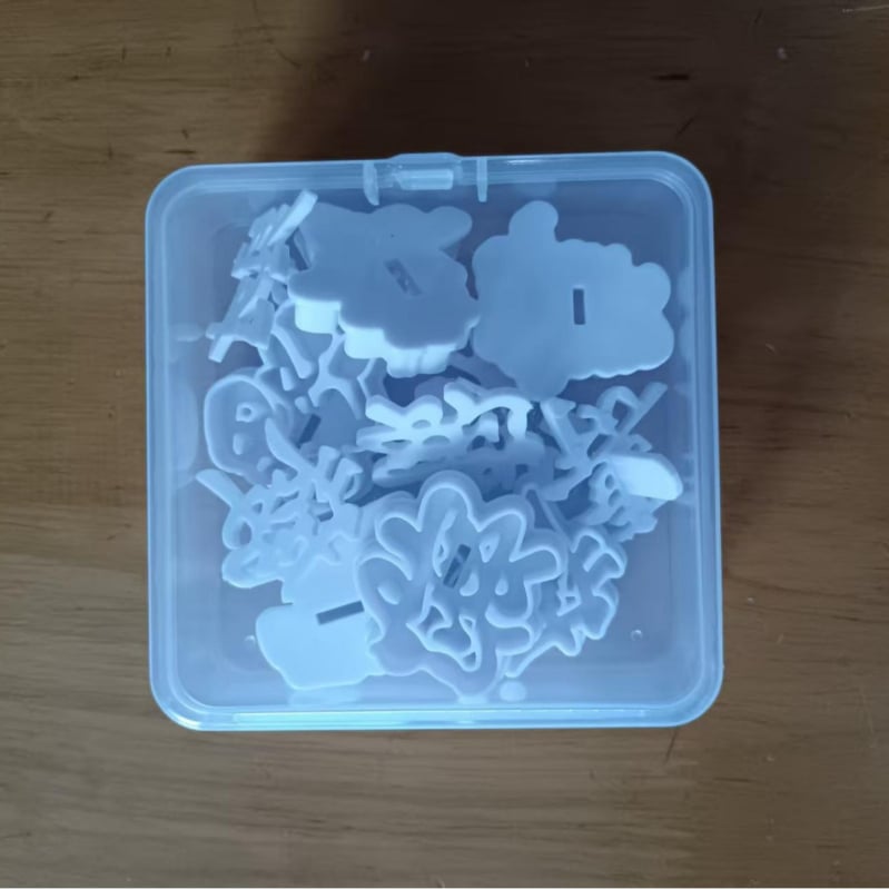 3 cm pečat za tijesto sa simbolima sreće – presna forma za tijesto za DIY pečenje