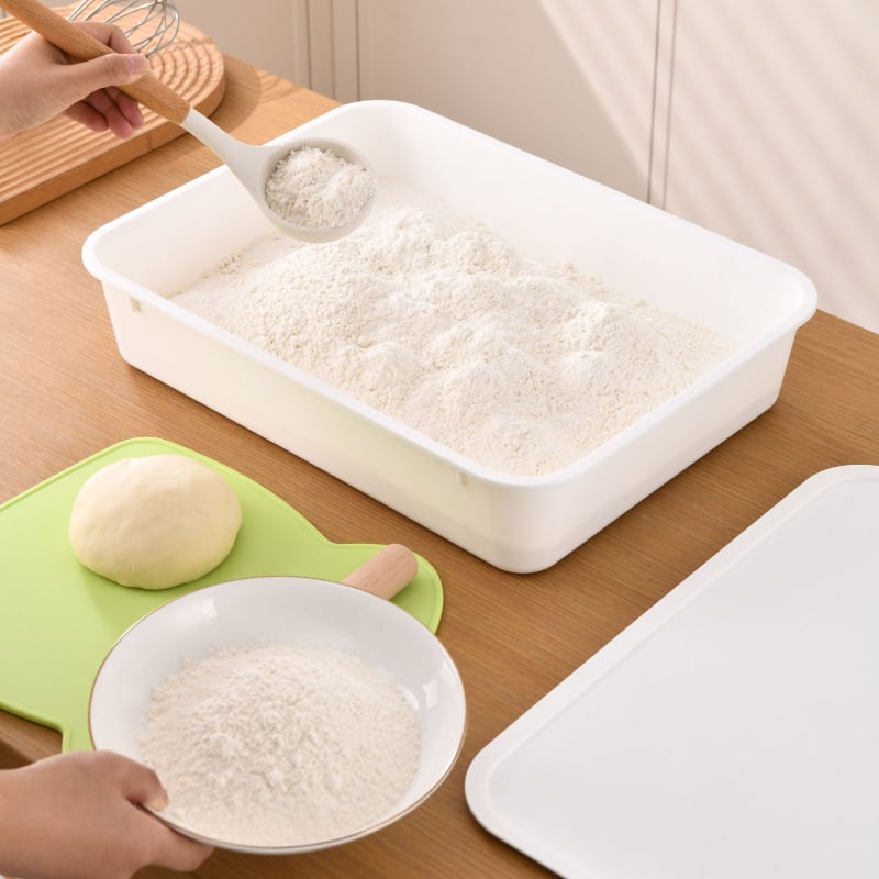 Cutie de fermentare a aluatului pentru uz casnic, depozitare în frigider, destinată coacerii pâinii și toast-urilor, cutie de conservare alimentară