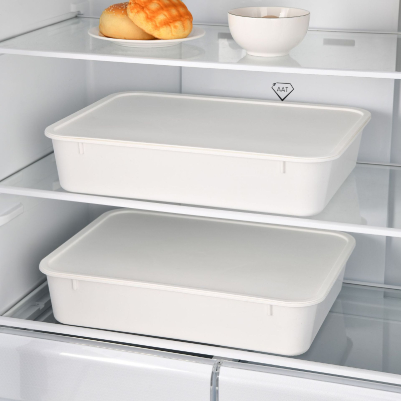 Cutie de fermentare a aluatului pentru uz casnic, depozitare în frigider, destinată coacerii pâinii și toast-urilor, cutie de conservare alimentară