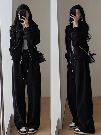 Plus-size ženski dvodijelni Salt-Style set, Tea stil, rana jesen 2026