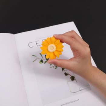 Formă din silicon cu cavitate unică în formă de margaretă, pentru coacere, decoruri de zahăr și ciocolată, DIY lumânări parfumate cu mușețel