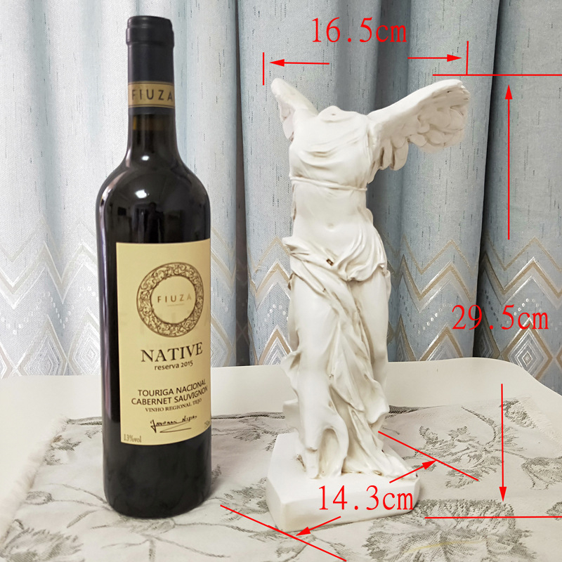 30 cm statua Boginje pobjede, skulptura od smole, nordijskog stila, stolna dekoracija