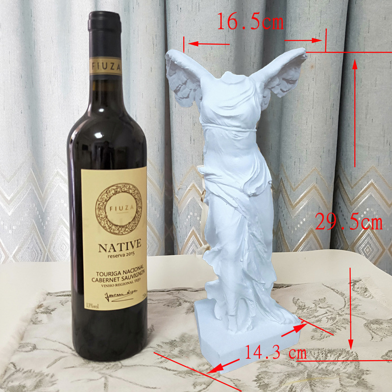 30 cm statua Boginje pobjede, skulptura od smole, nordijskog stila, stolna dekoracija