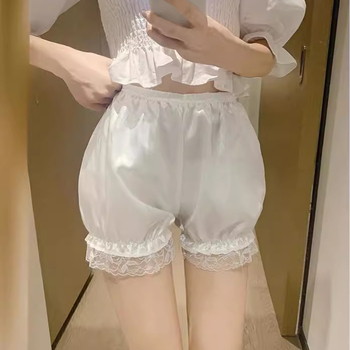Ženski lagani ljetni capri bloomers, prozračni mikro-elastični, široka silueta