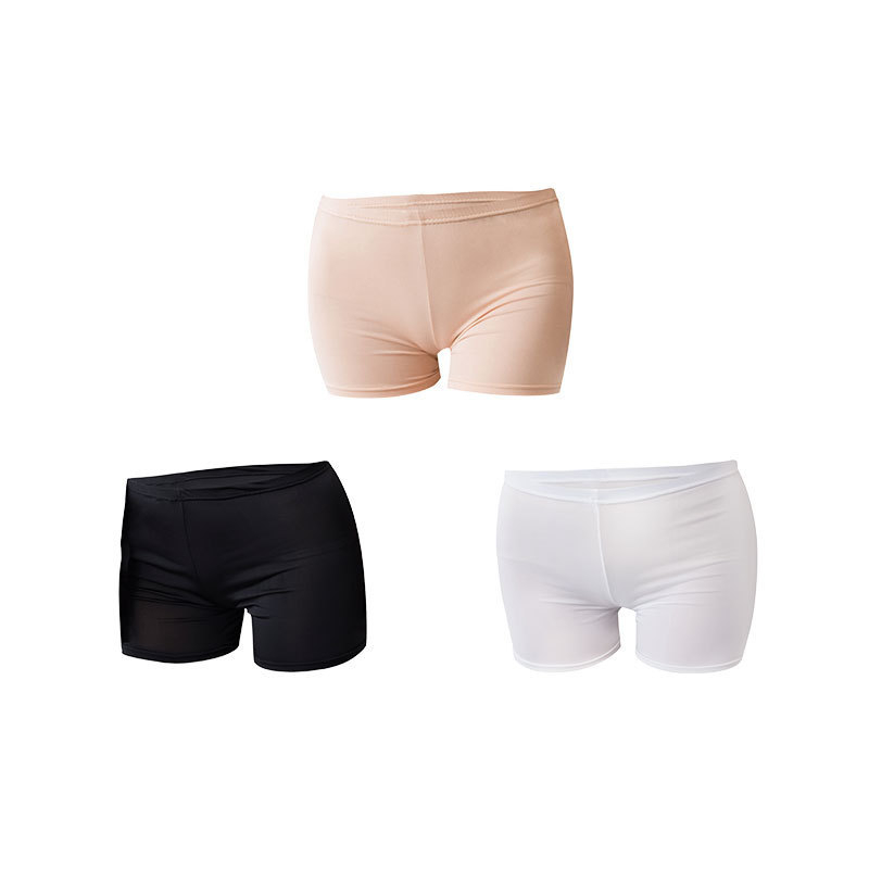 Široke šorceve s čipkom za plus veličine, culottes stil, ledena svila materijal, duljina 3/4