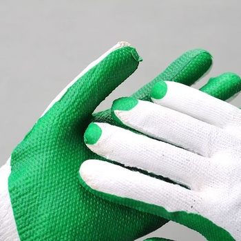 Latex védőkesztyűk építkezésekhez, csúszásmentes, kopásálló, lélegző