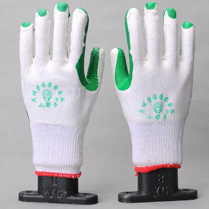 Latex védőkesztyűk építkezésekhez, csúszásmentes, kopásálló, lélegző