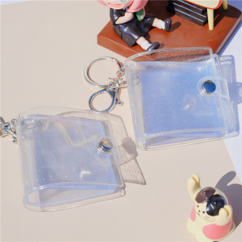 Breloc cu suport pentru film de 5 cm, husă protectoare și pandantiv PVC