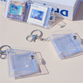 Breloc cu suport pentru film de 5 cm, husă protectoare și pandantiv PVC