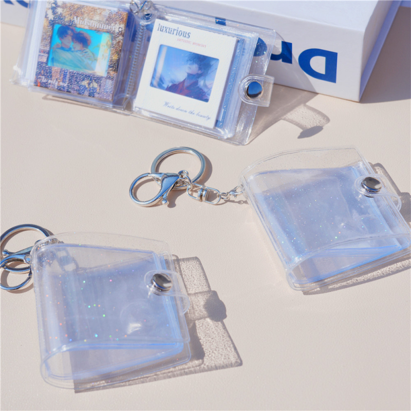 Breloc cu suport pentru film de 5 cm, husă protectoare și pandantiv PVC