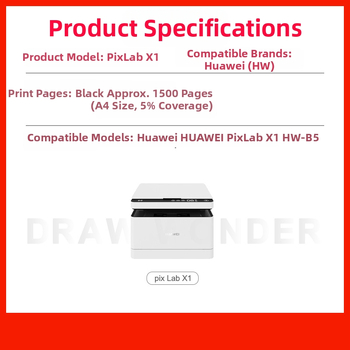 Toner kaseta za Huawei PixLab X1 laserski all-in-one pisač, kompatibilan s F-1500
