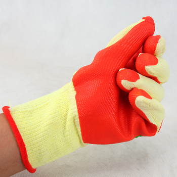 Tongxin gumírozott védőmunkás kesztyű – vastag, kopásálló, vágás- és átszúrásálló, építkezésekhez és acélszerkezetek kezeléséhez