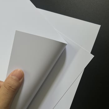 PVC list mat bijela i mat crna, vatrootporan izolacijski plastični film, čvrsta ploča za tisak i izrezivanje
