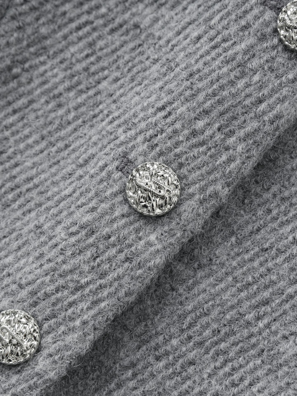 Nanyou Ženski dvodijelni kostim: sako i suknja – elegantan poslovni stil, debeli vuneni miks