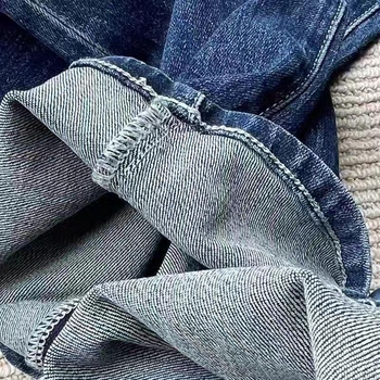 Ženske traperice s visokim strukom, elastične, slim-fit bootcut