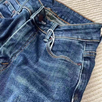 Ženske traperice s visokim strukom, elastične, slim-fit bootcut