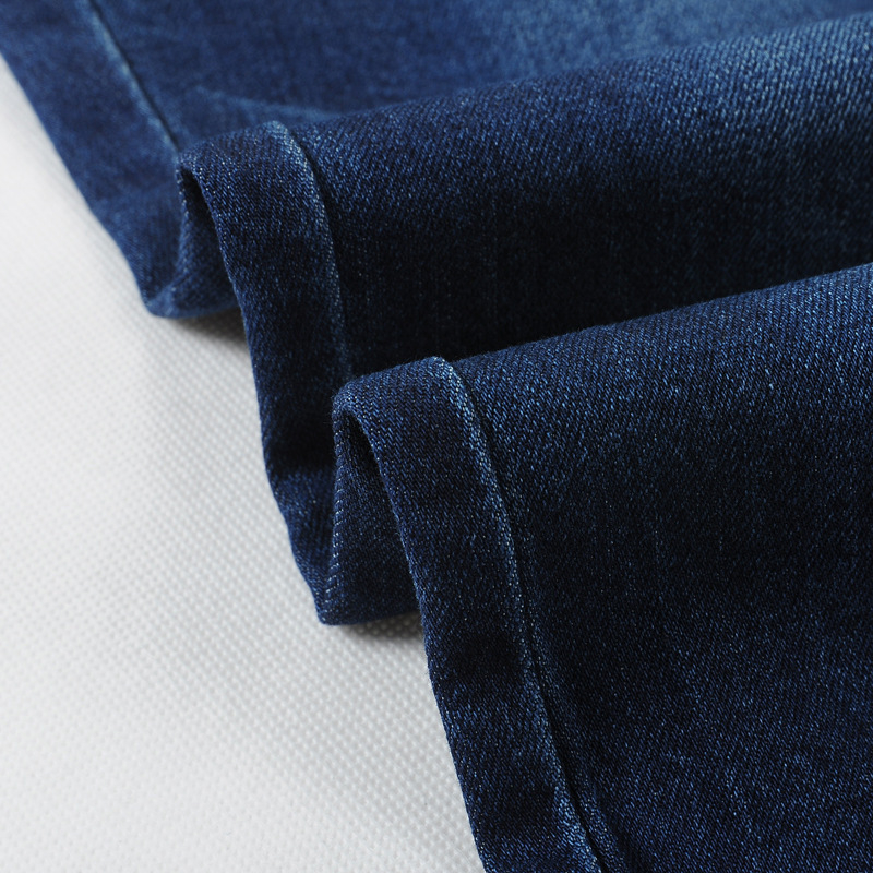 Ženske džinske hlače plus size, visokim strukom, elastične, uskog kroja do gležnja, pamuk-denim