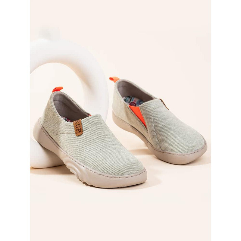 Ženske slip-on cipele s prozračnim Fly-Knit gornjim dijelom, lagana svakodnevna obuća od tkanine, potplat od pjene gumene.
