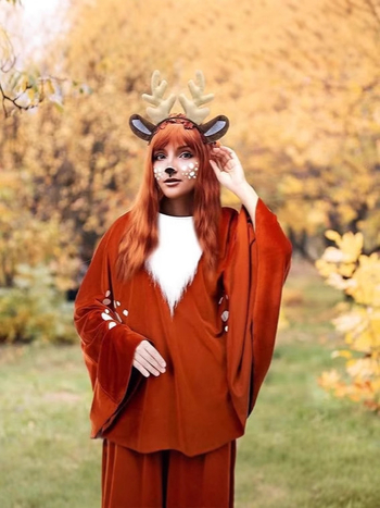 Ženska cosplay pelerina za Halloween i Božić