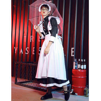 ACNG Otaku kostim sobarice – unisex, anime cross-dressing, za scenske nastupe, duga haljina